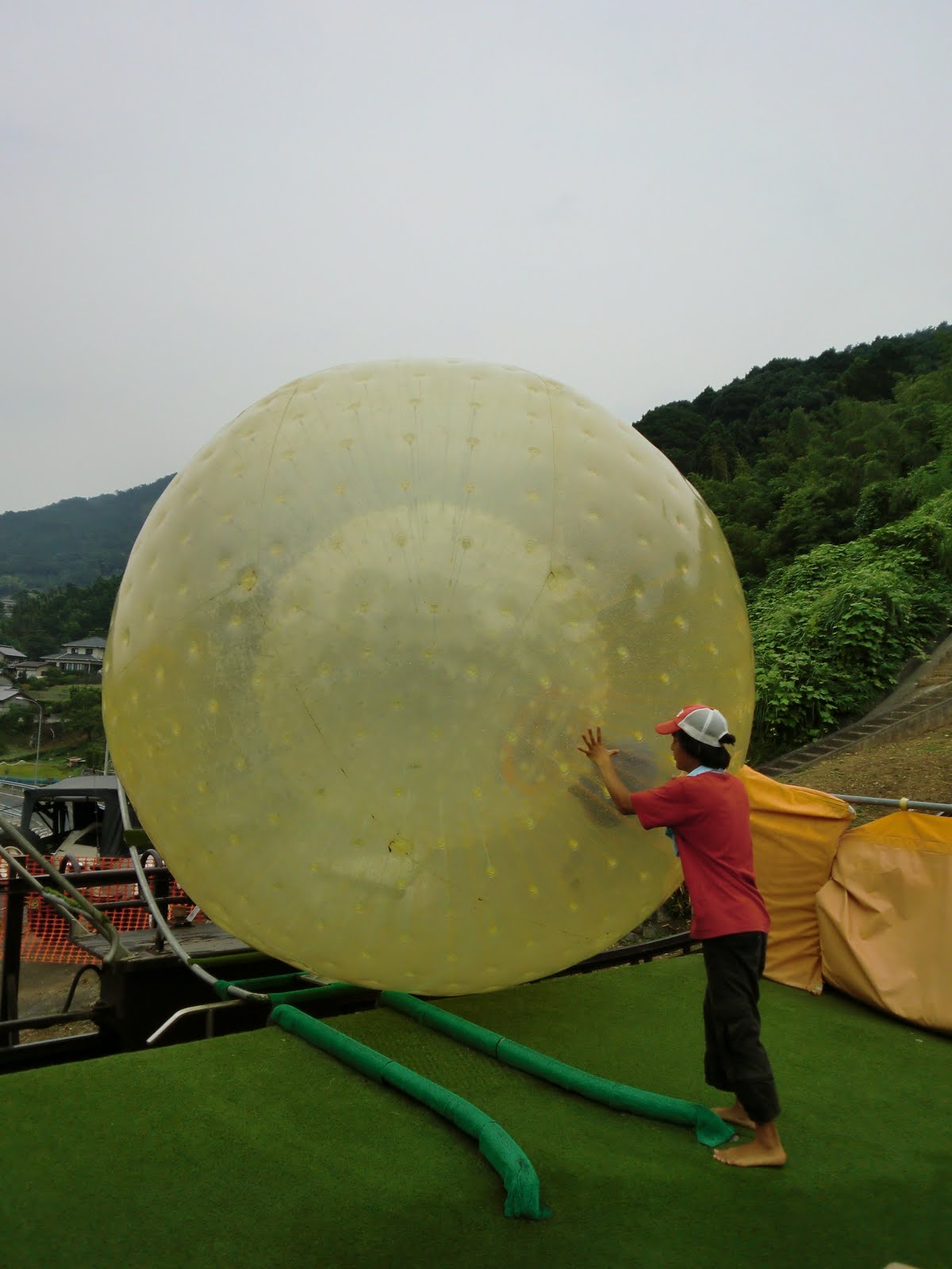 You are currently viewing Zorbing on Shikoku, Japan