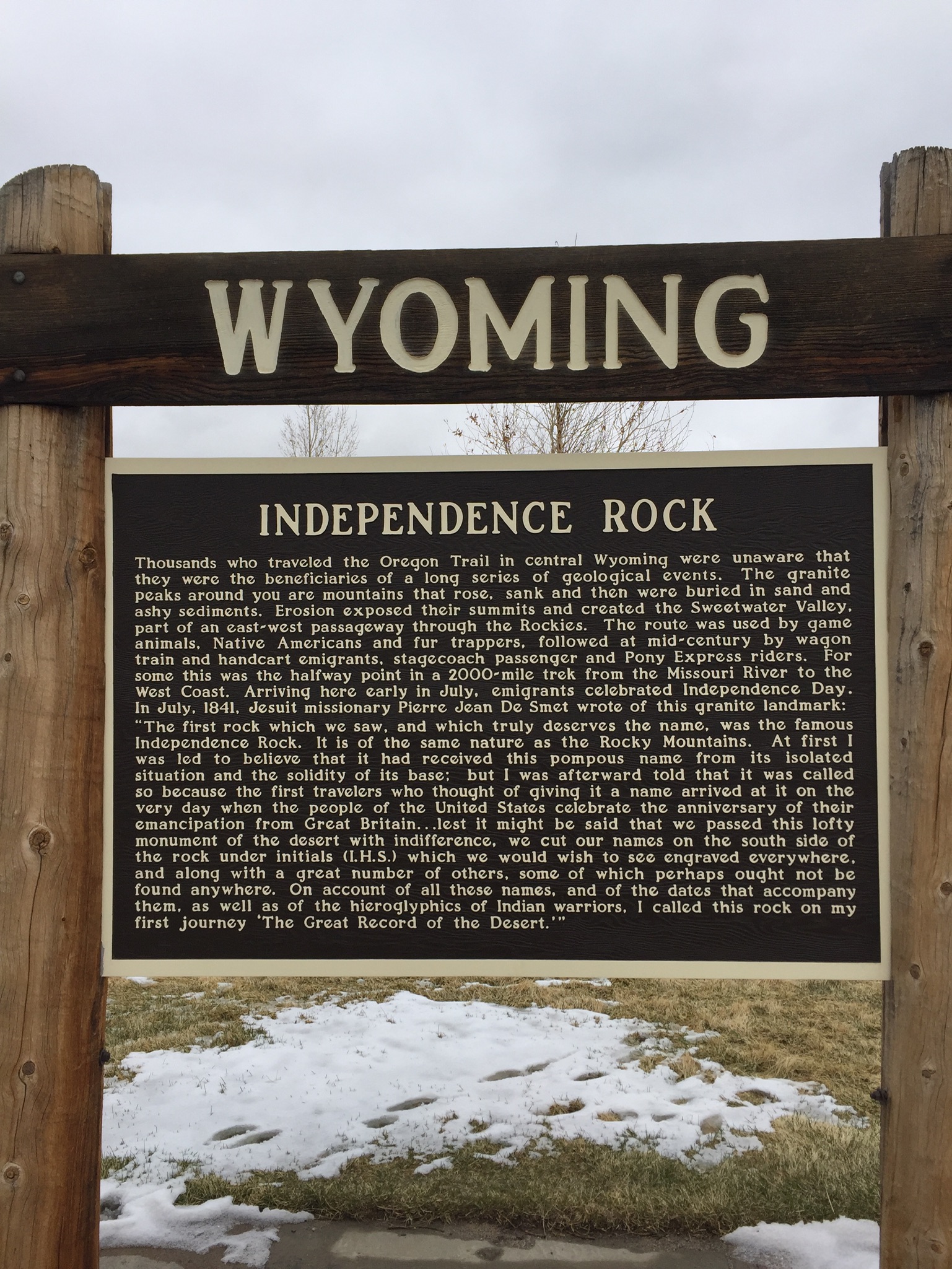 You are currently viewing Independence Rock, Wyoming