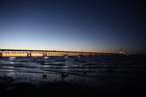 Read more about the article Super Blue Moon & Mackinac Bridge, Michigan