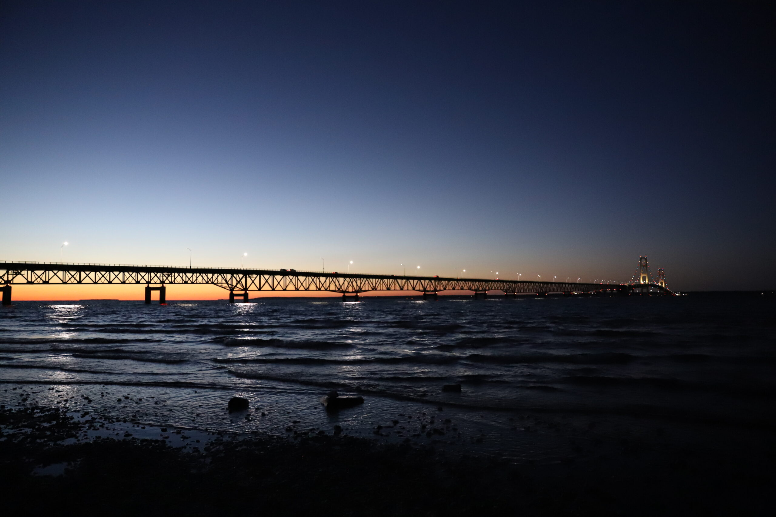 You are currently viewing Super Blue Moon & Mackinac Bridge, Michigan