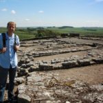 Housesteads Roman Fort on Hadrian’s Wall in Northumberland National Park, England