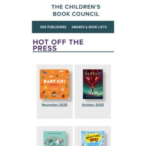Read more about the article Children’s Book Council: Hot Off the Press Reading List